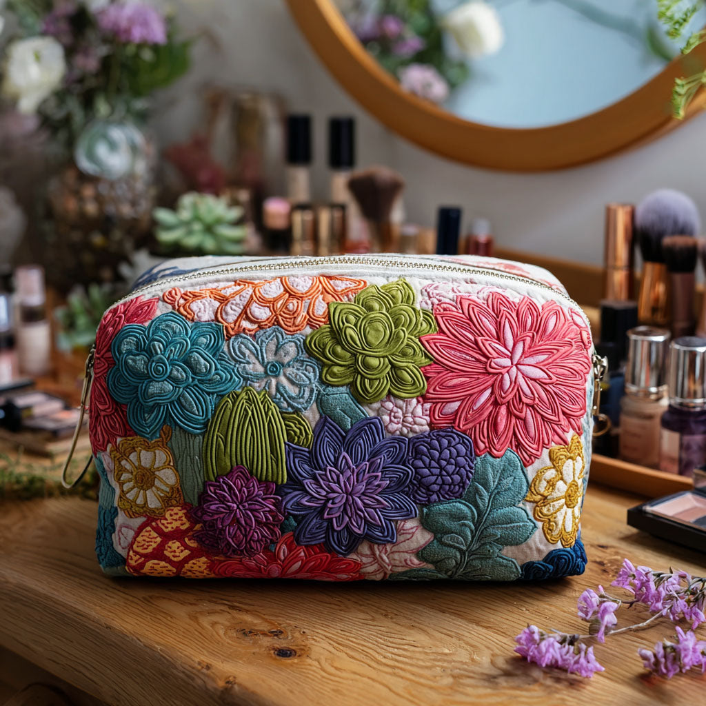Kaley Bold Floral Pouch in Multicolor