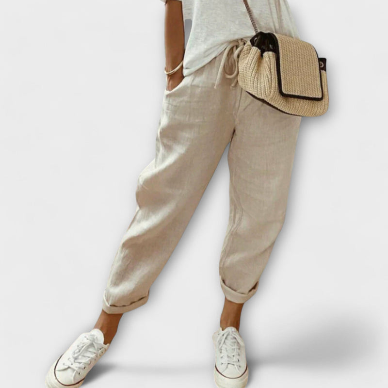 Katrina Drawstring Cuffed Pants