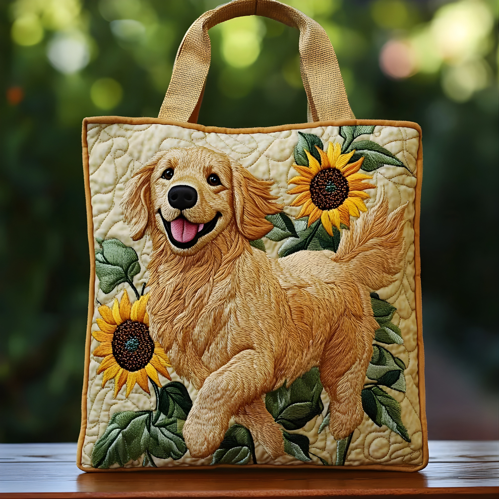 Kristi Retriever Sunflower Tote