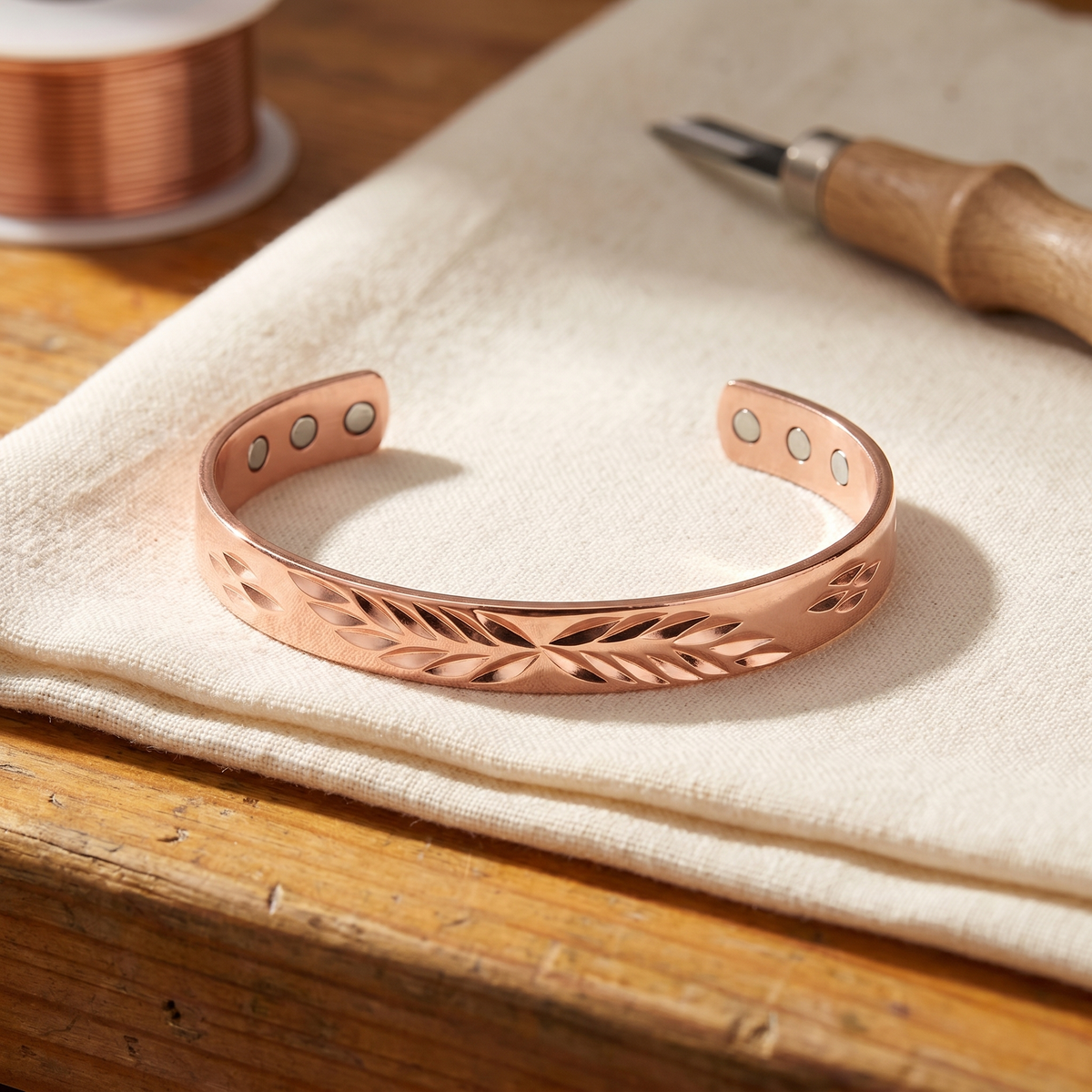 Laurette Leaf Cut Cuff