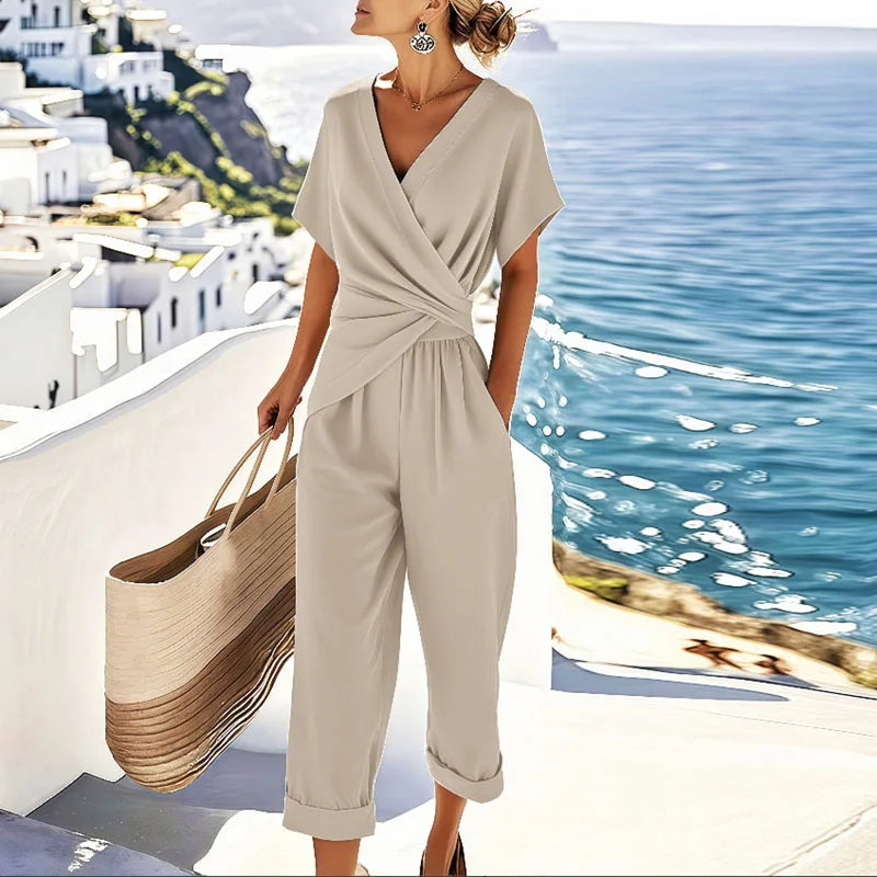 Lillie Twist Front Set in Apricot