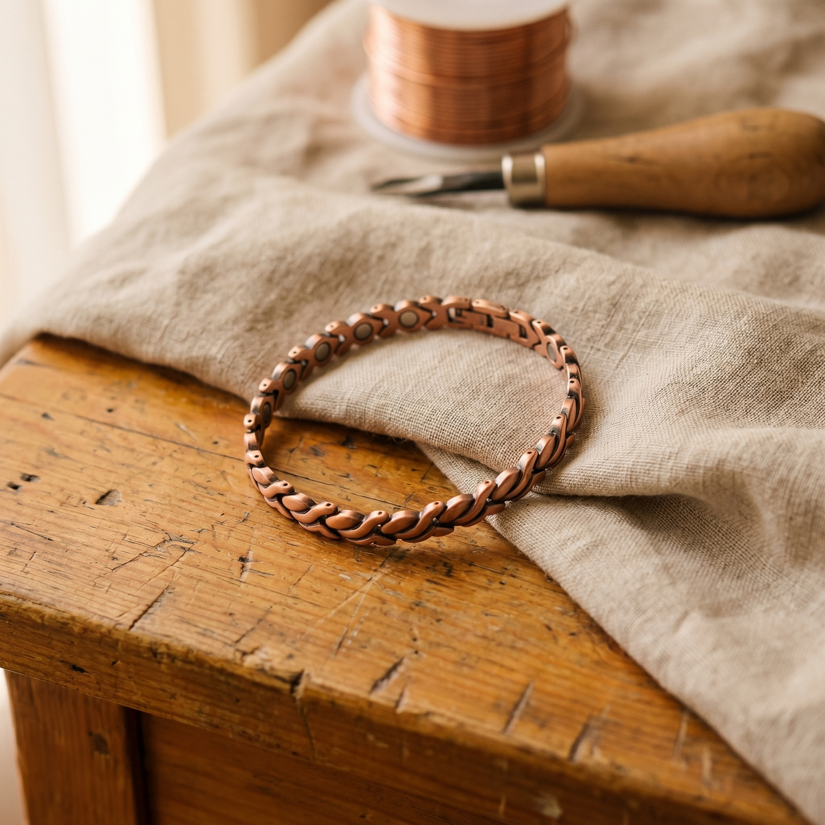 Lilou Braided Link Anklet