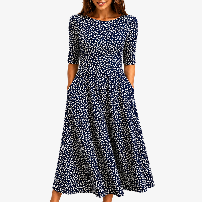 Lorelei Petal Print Dress