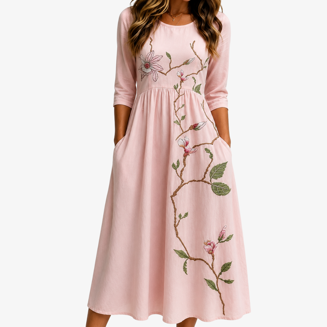 Madge Trailing Vine Dress