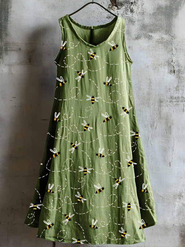 Malin Bee Print Dress