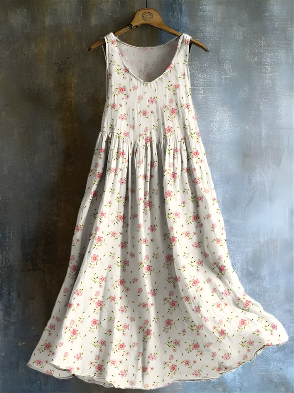 Marcelle Gathered Floral Dress