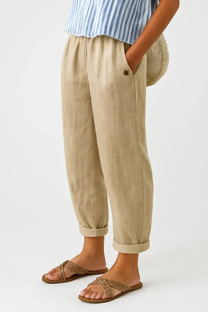 Marilyn Cropped Pull-On Pants