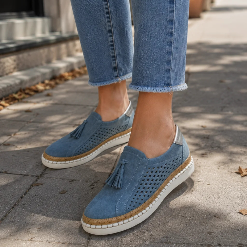 Maxine Tassel Slip-On Shoes