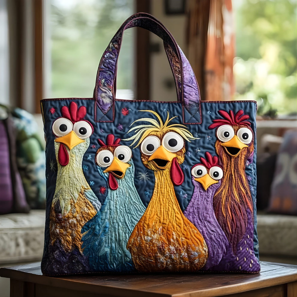 Nannie Cheeky Chickens Tote