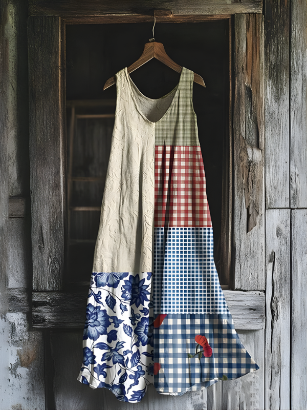 Niamh Gingham Patch Dress