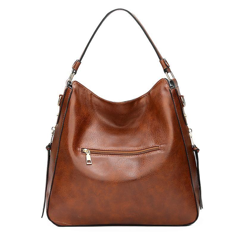 Norah Slouchy Hobo Bag in Brown