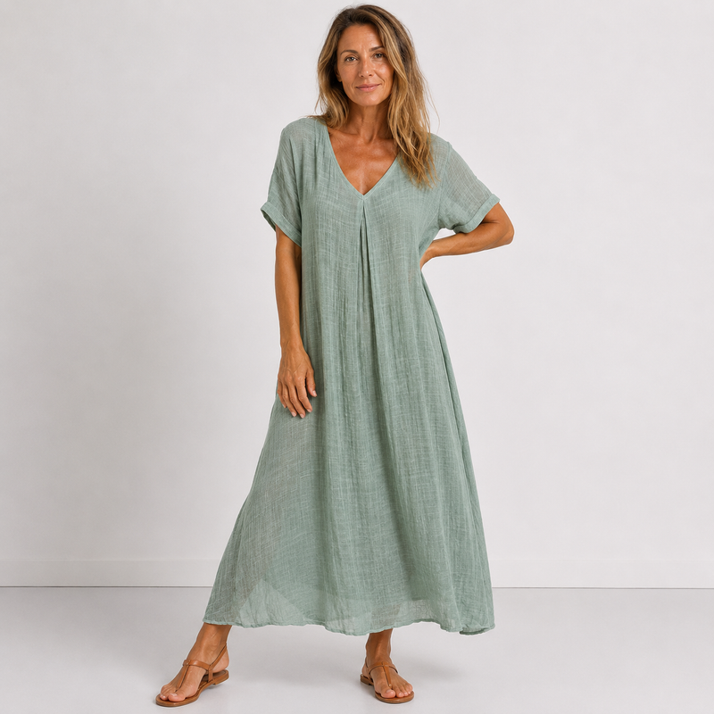 Petra Gauze Maxi Dress