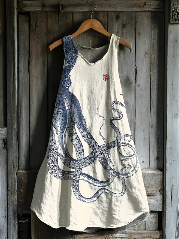 Raphaella Octopus Swing Dress