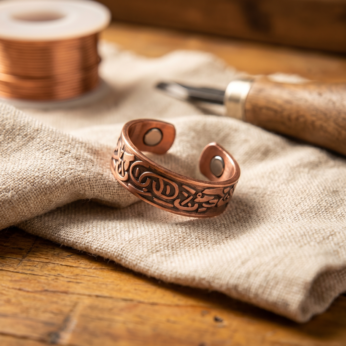 Siobhan Scroll Engraved Ring