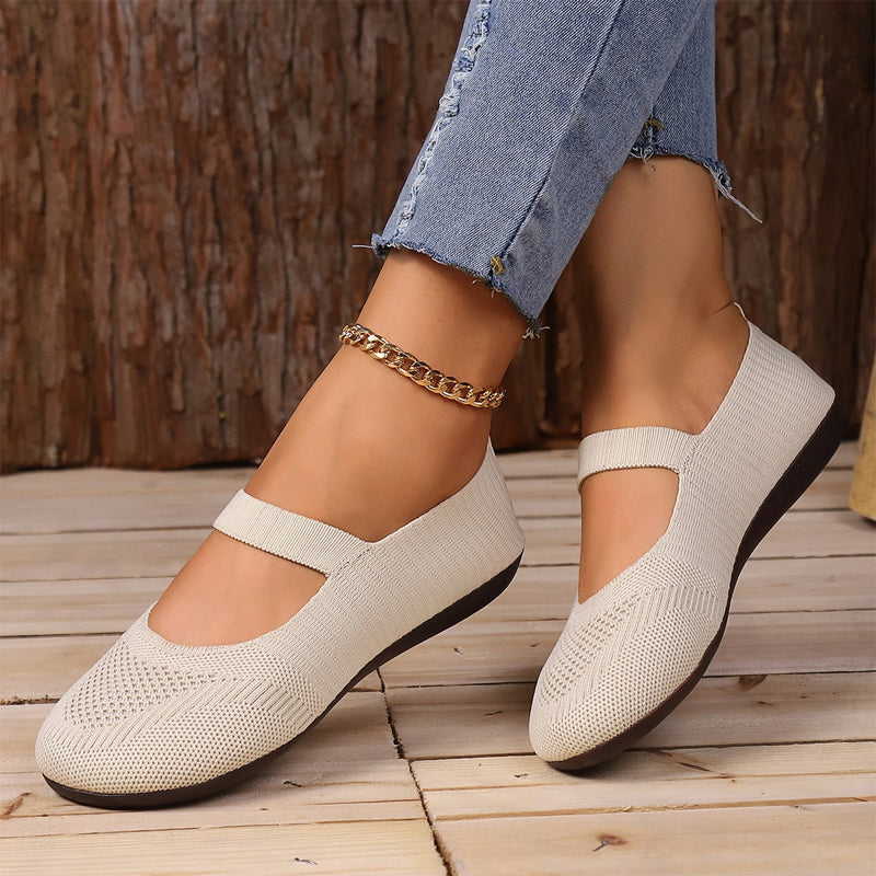 Annie Breathable Knit Ballet Flats