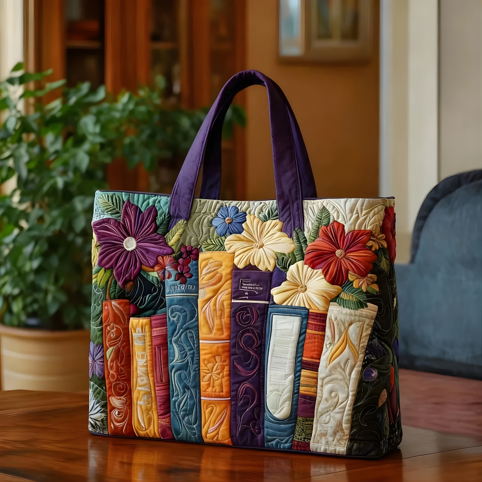Stacy Book Spine Tote