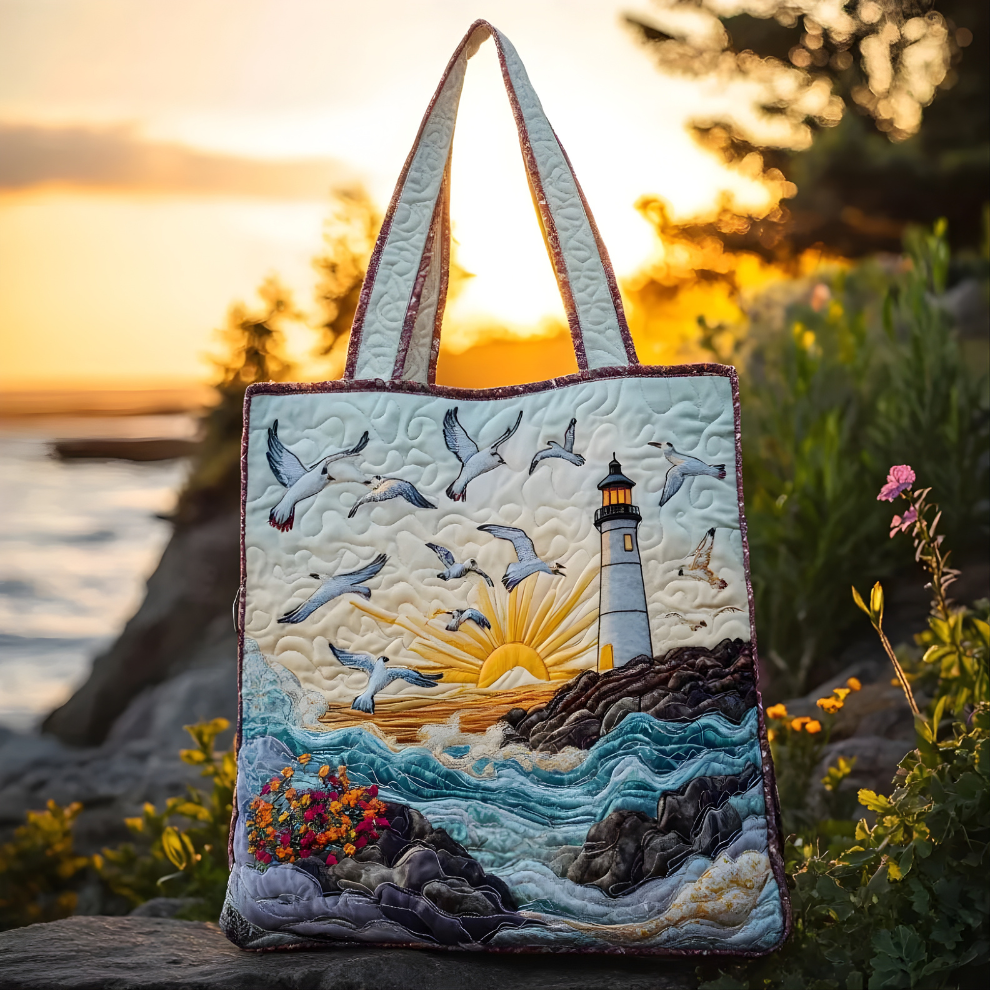 Traci Seaside Quilted Tote