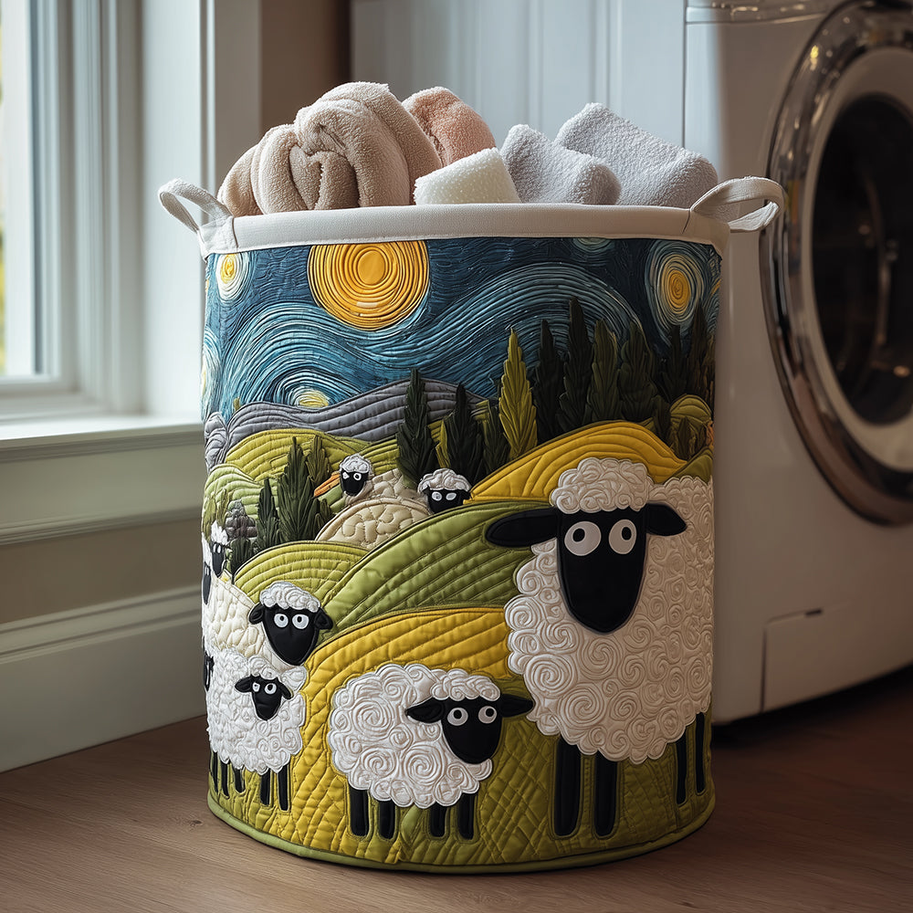 Tracy Starry Sheep Basket in Multicolor