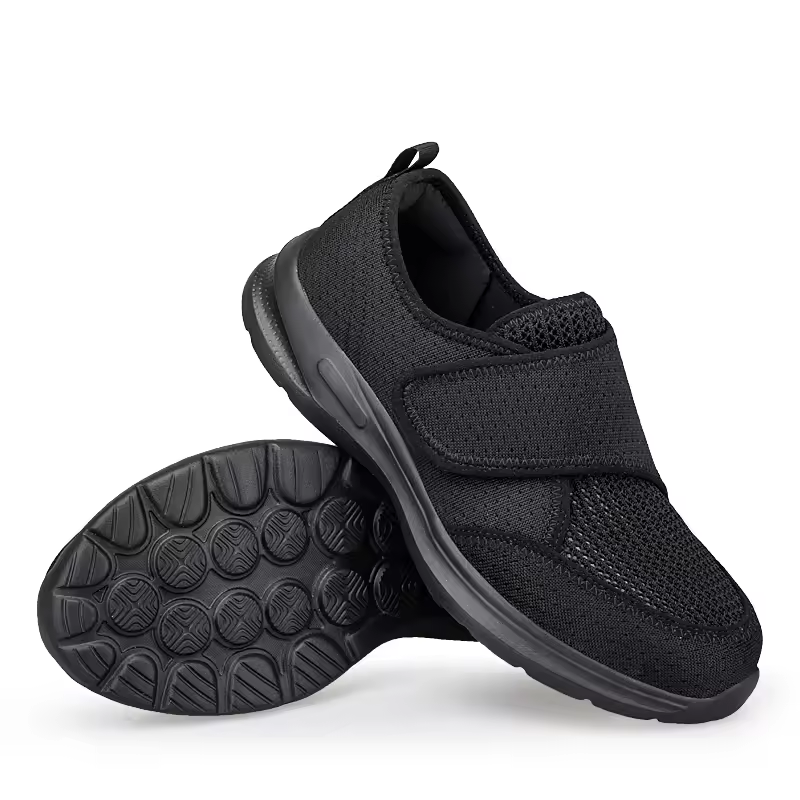 Trixie Hook-and-Loop Sneakers in Black