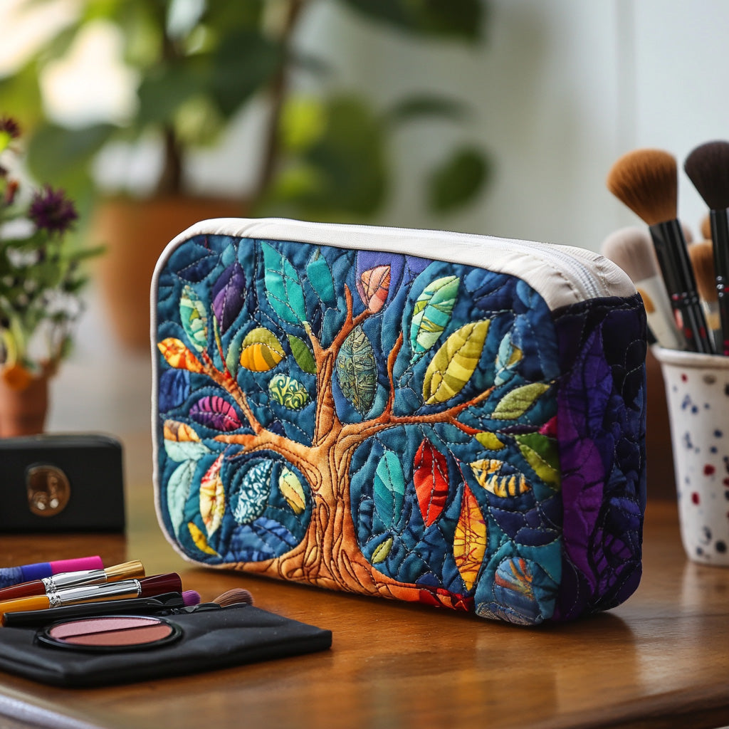 Yetta Leafy Tree Pouch in Multicolor