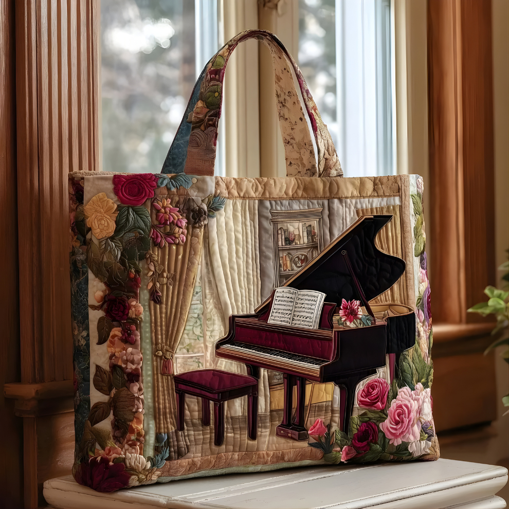 Ylva Quilted Piano Tote